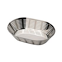 Cos oval pentru paine, inox, 31x21cm, "Bella" - BRA