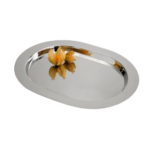 Tava ovala, inox, 35cm, "Bella" - BRA