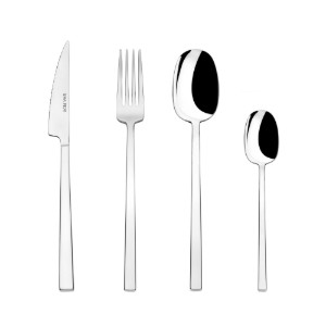 Set tacamuri, inox, 24 piese, "Treviso" - BRA