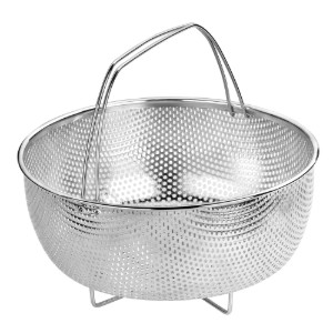 Cos de gatit la aburi, inox, pentru oala sub presiune, 22cm - BRA