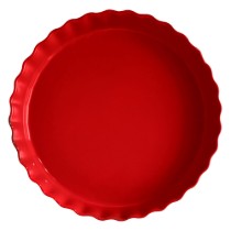 Tava tarte, ceramica, 32cm/3L, Burgundy - Emile Henry