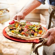 Tava pizza, ceramica, 36,5cm, Burgundy - Emile Henry