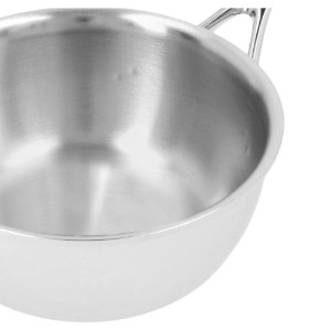 Tigaie conica saute 7-ply, inox, 18cm/1,5L, "Atlantis" - Demeyere