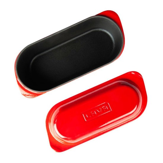 Vas pentru paine, fonta, 28 x 12 cm, Rosu - LAVA