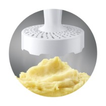 Accesoriu pasare legume blender vertical, sistem EasyClick, Alb - Braun