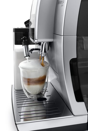 Espressor automat, 1450W, "Dinamica Plus", Argintiu - DeLonghi