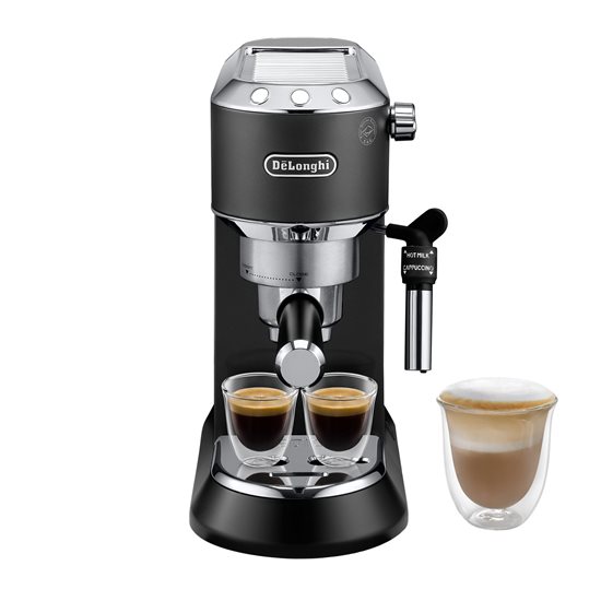 Espressor manual, 1300W, "Dedica", Negru - DeLonghi