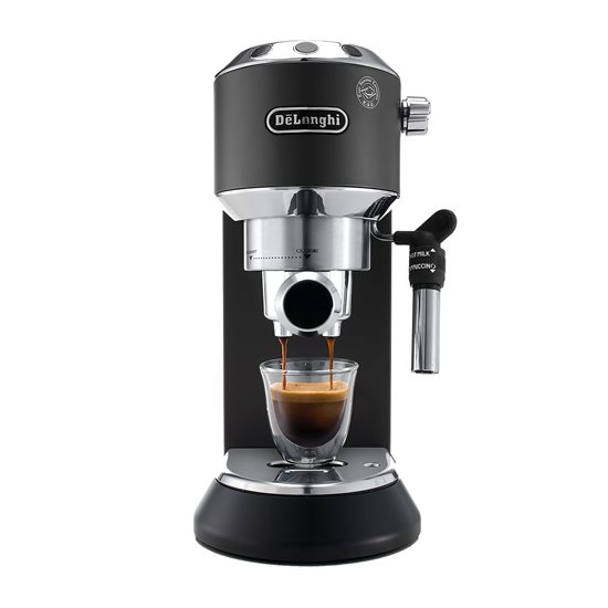 Espressor manual, 1300W, "Dedica", Negru - DeLonghi