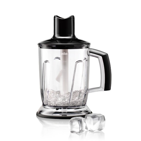 Chopper pentru blender vertical, 1,25L, sistem EasyClick, Negru - Braun