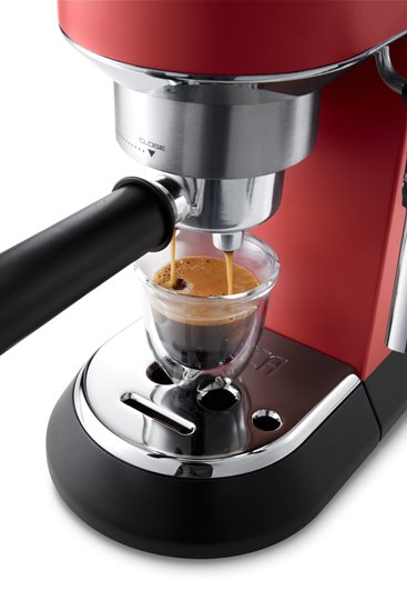 Espressor manual, 1300W, "Dedica", Rosu - DeLonghi