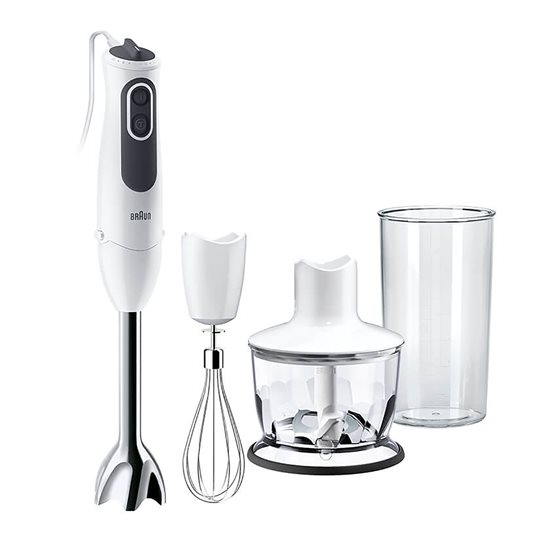 Blender vertical, "MultiQuick 3 Vario", 750W, Alb - Braun