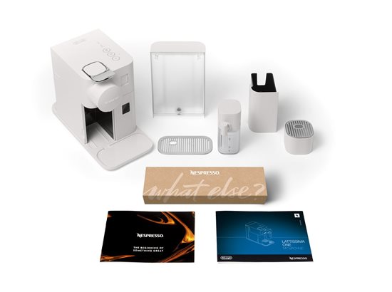 Espressor 1450W, "Lattissima One", Porcelain White - Nespresso