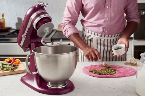 Mixer cu bol 4.8L, Artisan, Model 195, Beetroot - KitchenAid