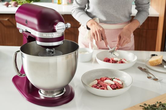 Mixer cu bol 4.8L, Artisan, Model 195, Beetroot - KitchenAid