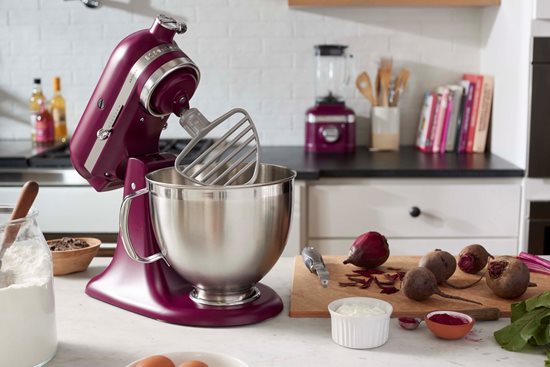 Mixer cu bol 4.8L, Artisan, Model 195, Beetroot - KitchenAid