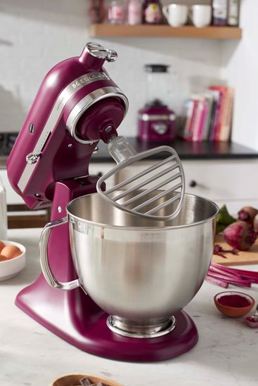 Mixer cu bol 4.8L, Artisan, Model 195, Beetroot - KitchenAid