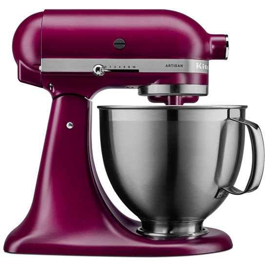 Mixer cu bol 4.8L, Artisan, Model 195, Beetroot - KitchenAid