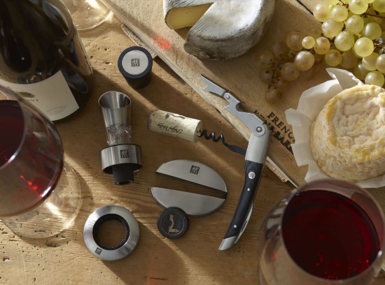 Set servire vin, 4 piese, inox, "Sommelier" - Zwilling