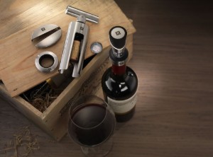 Set servire vin, 4 piese, inox, "Sommelier" - Zwilling