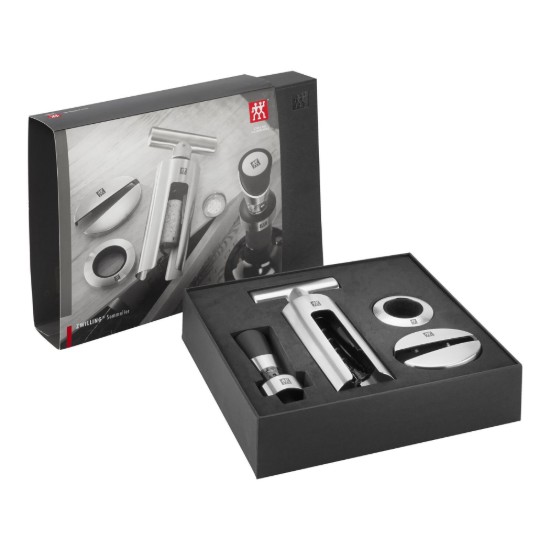 Set servire vin, 4 piese, inox, "Sommelier" - Zwilling
