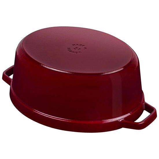 Oala Cocotte ovala, fonta, 33cm/6,7L, Bordeaux - Staub