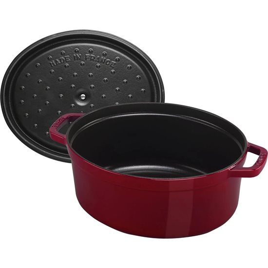 Oala Cocotte ovala, fonta, 33cm/6,7L, Bordeaux - Staub