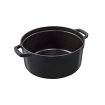 Oala Cocotte fonta, 26cm/5,2L, Black - Staub
