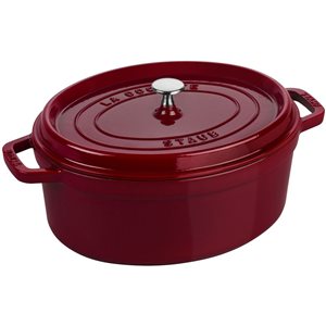 Oala Cocotte ovala, fonta, 37cm/8L, Bordeaux - Staub