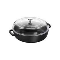 Cratita saute Braiser, fonta, 26cm/3,3L, Black - Staub