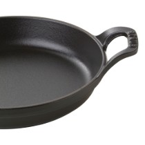 Tava rotunda, fonta, 20 cm, Black - Staub