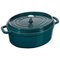 Oala Cocotte ovala, fonta, 37cm/8L, "La Mer" - Staub