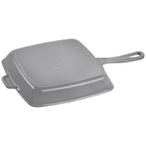 Tigaie grill patrata, fonta, 26 cm, Graphite Grey - Staub
