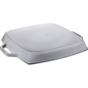 Tigaie grill patrata, fonta, 33cm, Graphite Grey - Staub
