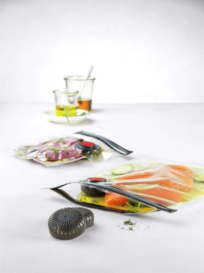 Set 6 accesorii pungi vidare, plastic, "FRESH & SAVE" - Zwilling