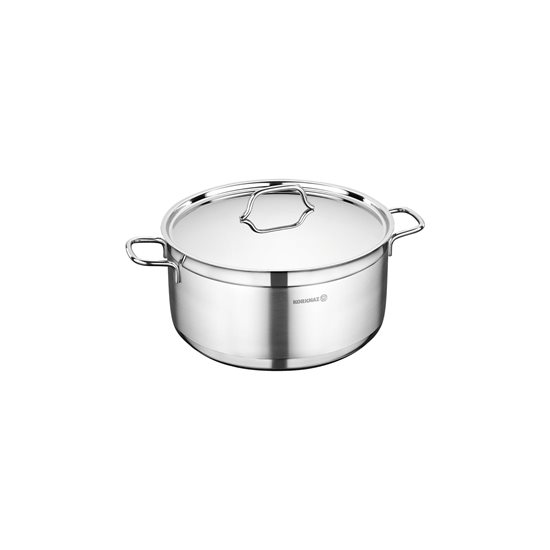 Cratita inox, cu capac, 16cm/1,8L, "Alfa" - Korkmaz