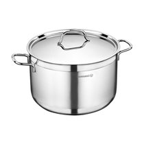 Cratita inox, cu capac, 26cm/6,8L, "Alfa" - Korkmaz