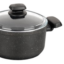 Cratita antiaderenta, cu capac, 24cm/5L, "Ornella" - Korkmaz