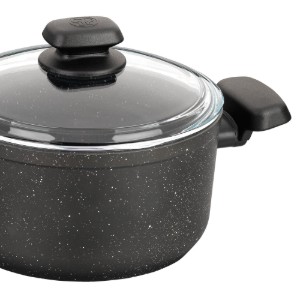 Cratita antiaderenta, cu capac, 24cm/5L, "Ornella" - Korkmaz
