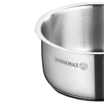Cratita sos, inox, 14cm/1L, "Perla" - Korkmaz