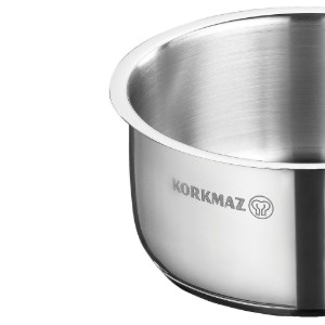 Cratita sos, inox, 14cm/1L, "Perla" - Korkmaz