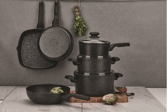 Tigaie wok, aluminiu, 28cm/4,5 L, "Ornella Alu" - Korkmaz