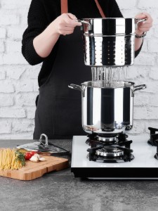 Set pentru fiert spaghete, inox, 20cm/5,6L, "Perla" - Korkmaz