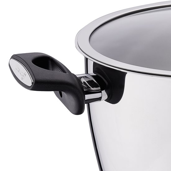 Cratita inox, cu capac, 20cm/3,5L, "Nora" - Korkmaz