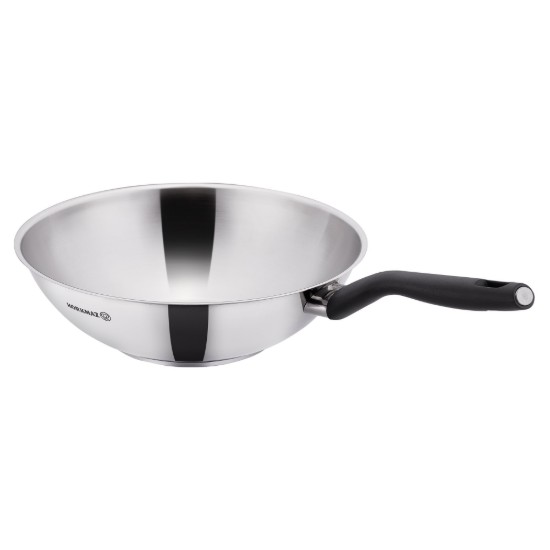 Tigaie wok, 3-Ply, inox, 28cm/3,5L, "Nora" - Korkmaz