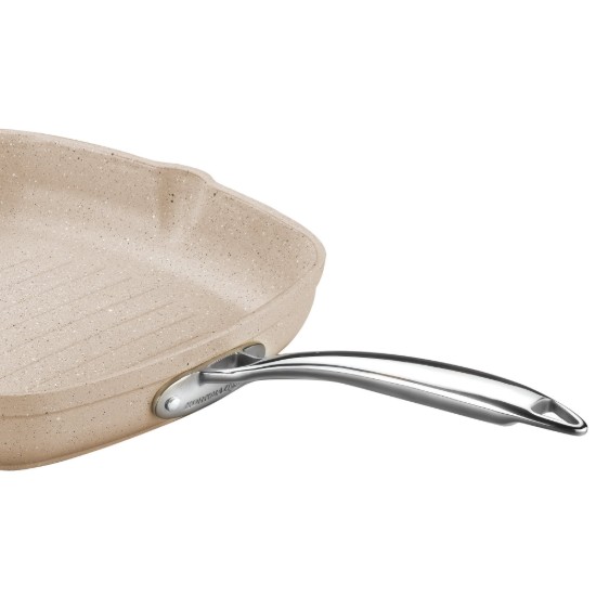 Tigaie grill patrata, aluminiu, 28x28 cm, "Granita" - Korkmaz