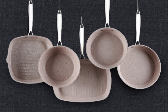 Tigaie grill, aluminiu, 35x25 cm, "Granita" - Korkmaz