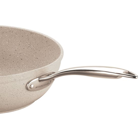 Tigaie wok, aluminiu, 28cm/4,5L, "Granita Alu" - Korkmaz