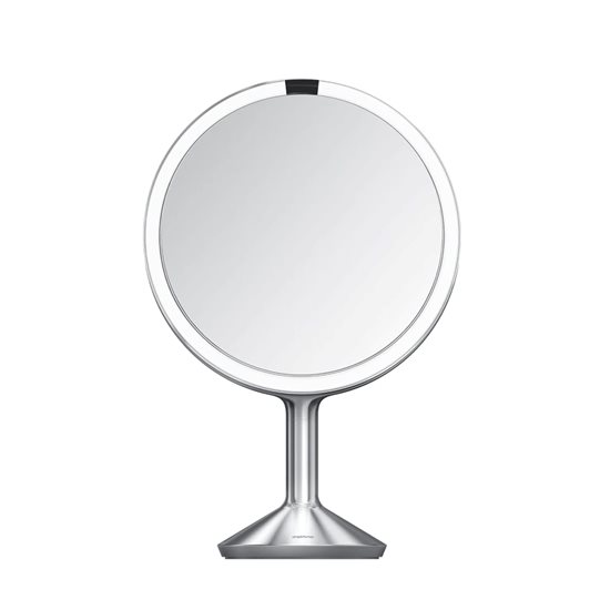 Oglinda cosmetica, cu senzor, 28,7cm, "Trio Max", Brushed - simplehuman