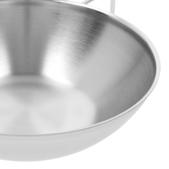 Tigaie wok, inox, 5 Ply, 30cm/3L, "Industry" - Demeyere