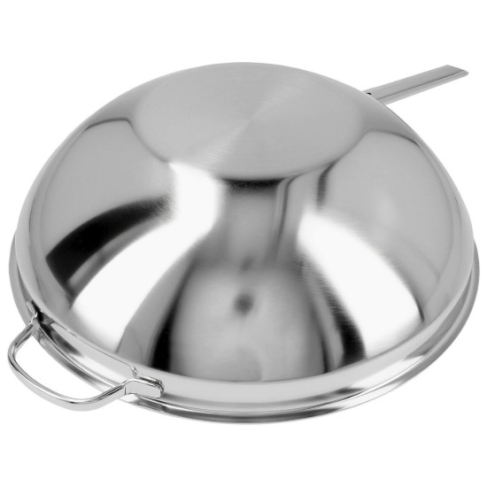Tigaie wok, 7-Ply, inox, 36cm/6L, "Apollo" - Demeyere